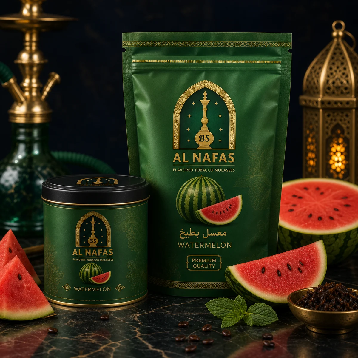 BS AL NAFAS watermelon molasses product branding