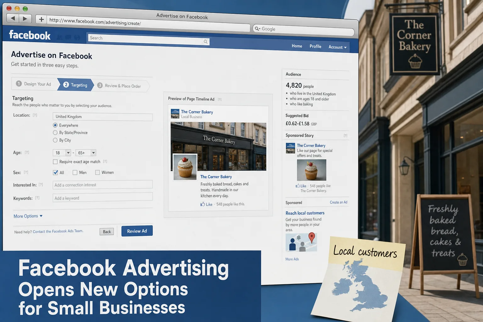 Facebook Advertising Opens New Options for Small Businesses