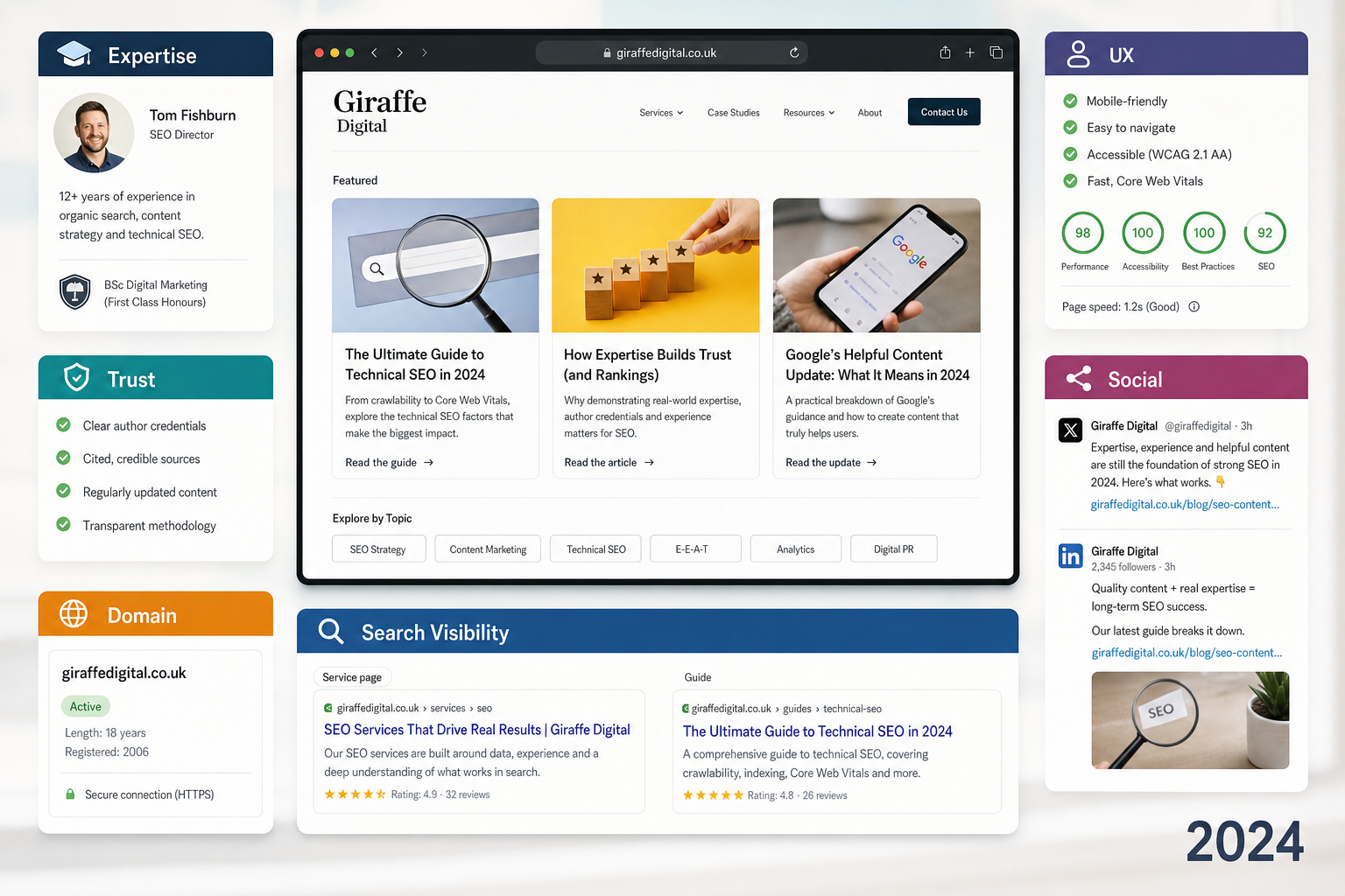 Content Quality and Expertise Remain Core SEO Signals