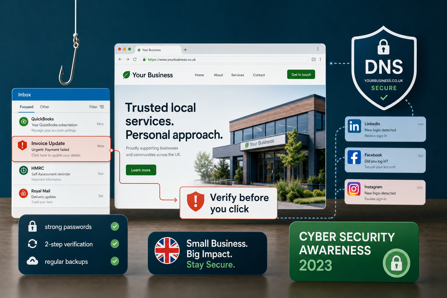 Cyber Security and Phishing Awareness for Small Businesses