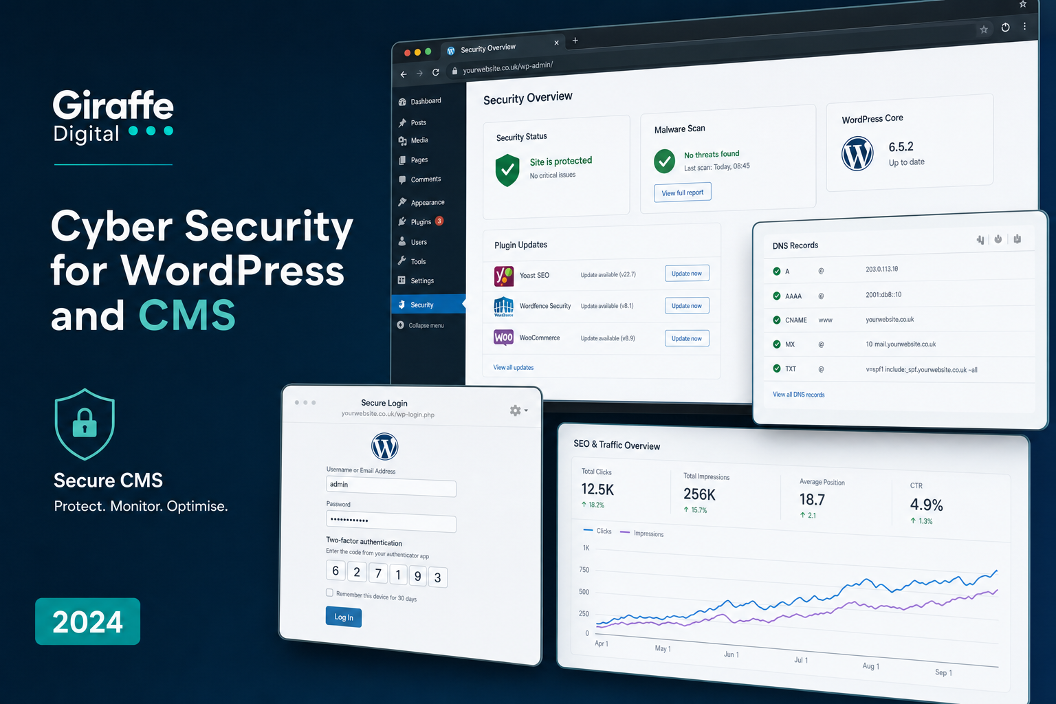 Cyber Security for WordPress and Content Management Systems