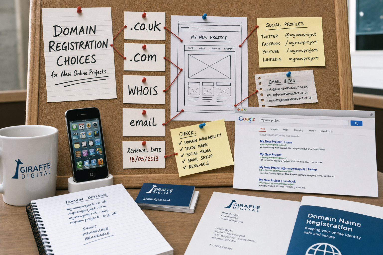Domain Registration Choices for New Online Projects