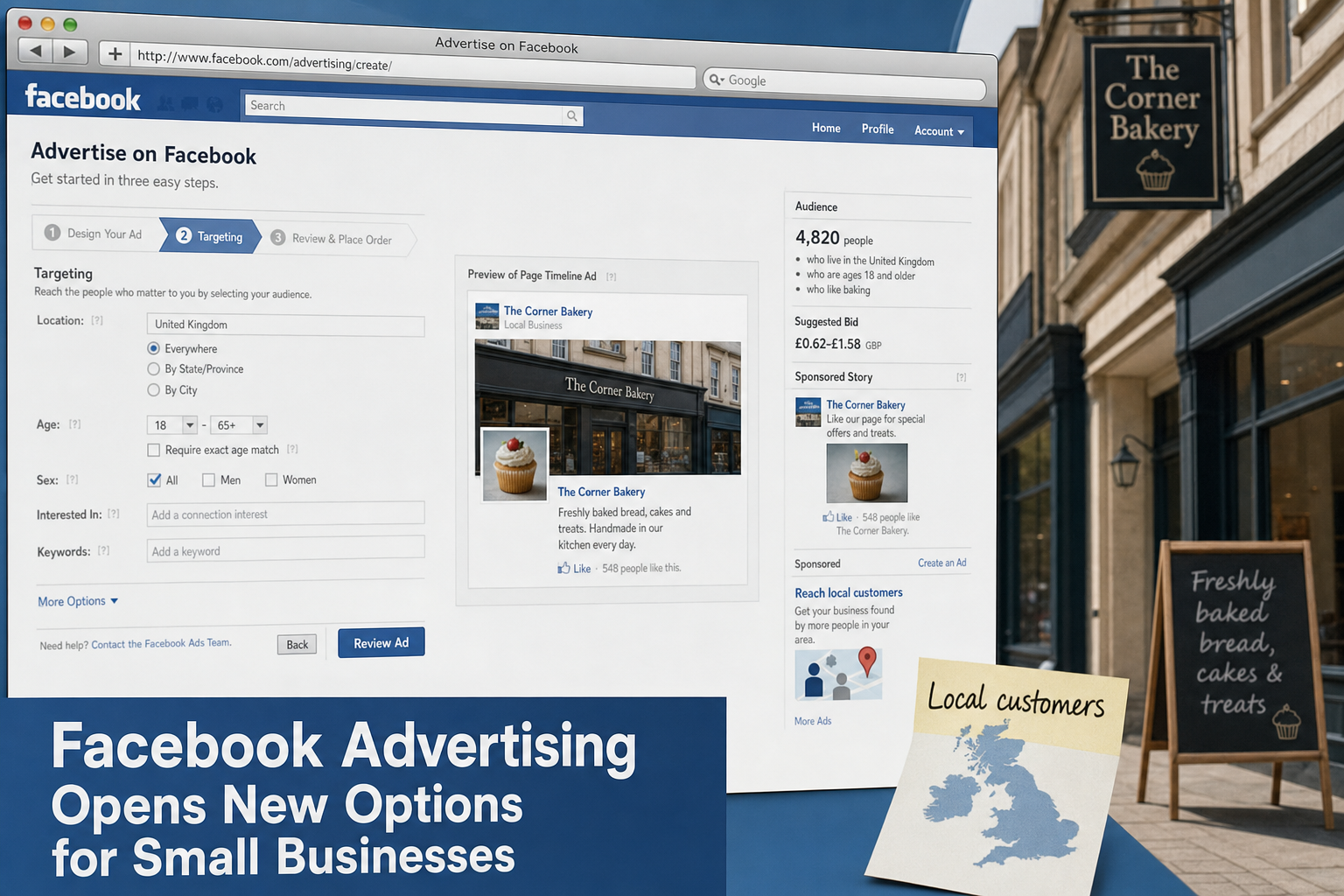 Facebook Advertising Opens New Options for Small Businesses