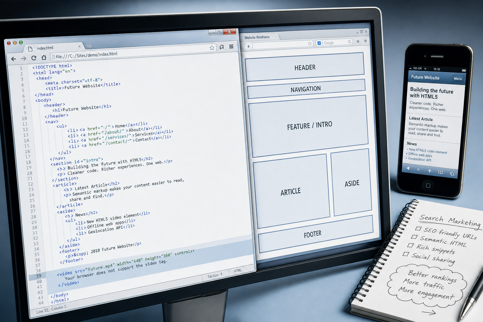 HTML5 Starts to Shape the Future of Website Development
