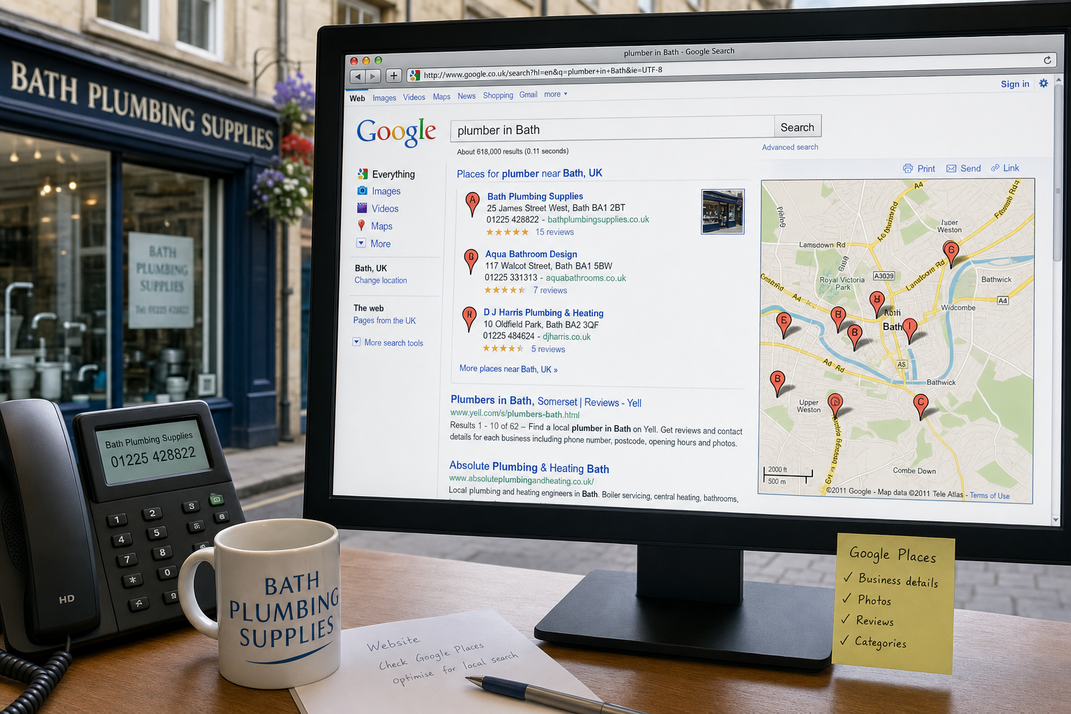 Local SEO and Google Places for Small Businesses