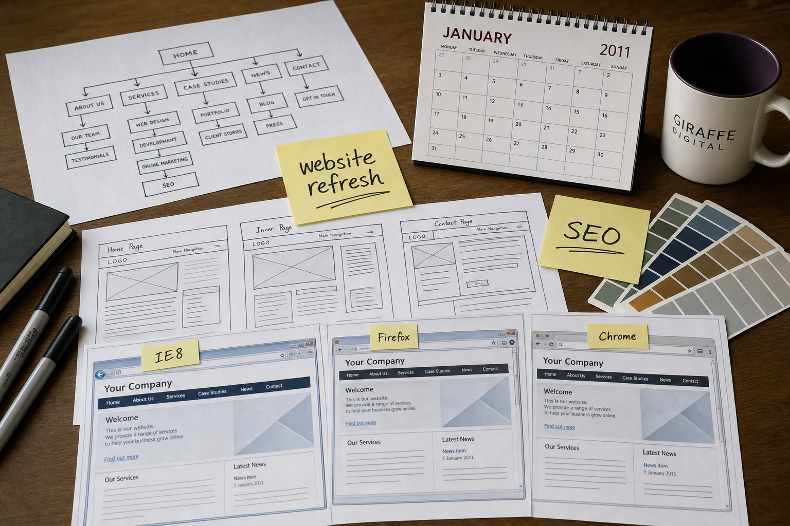 Planning a Website Refresh Before 2011