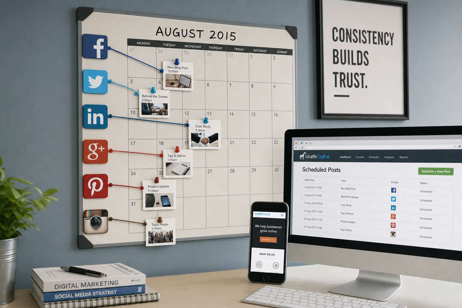 Social Media Scheduling Helps Businesses Stay Consistent