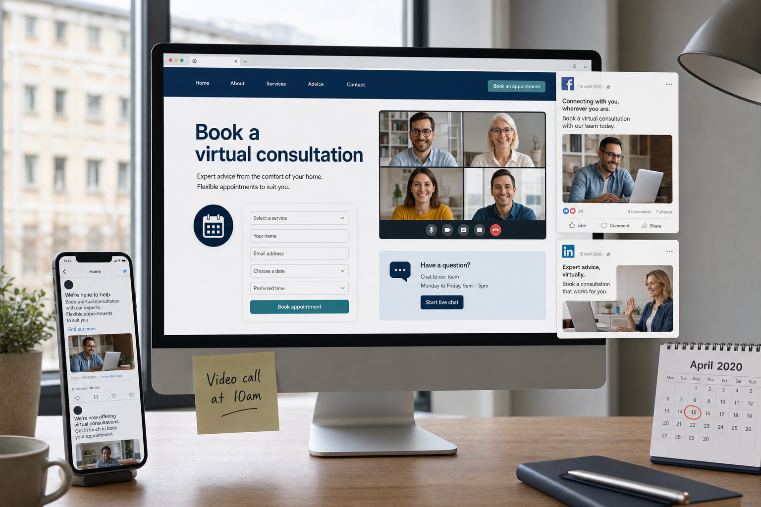 Video Calls and Virtual Consultations Become Normal