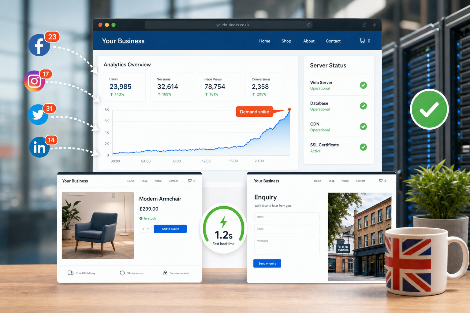Website Performance Matters During Online Demand Spikes