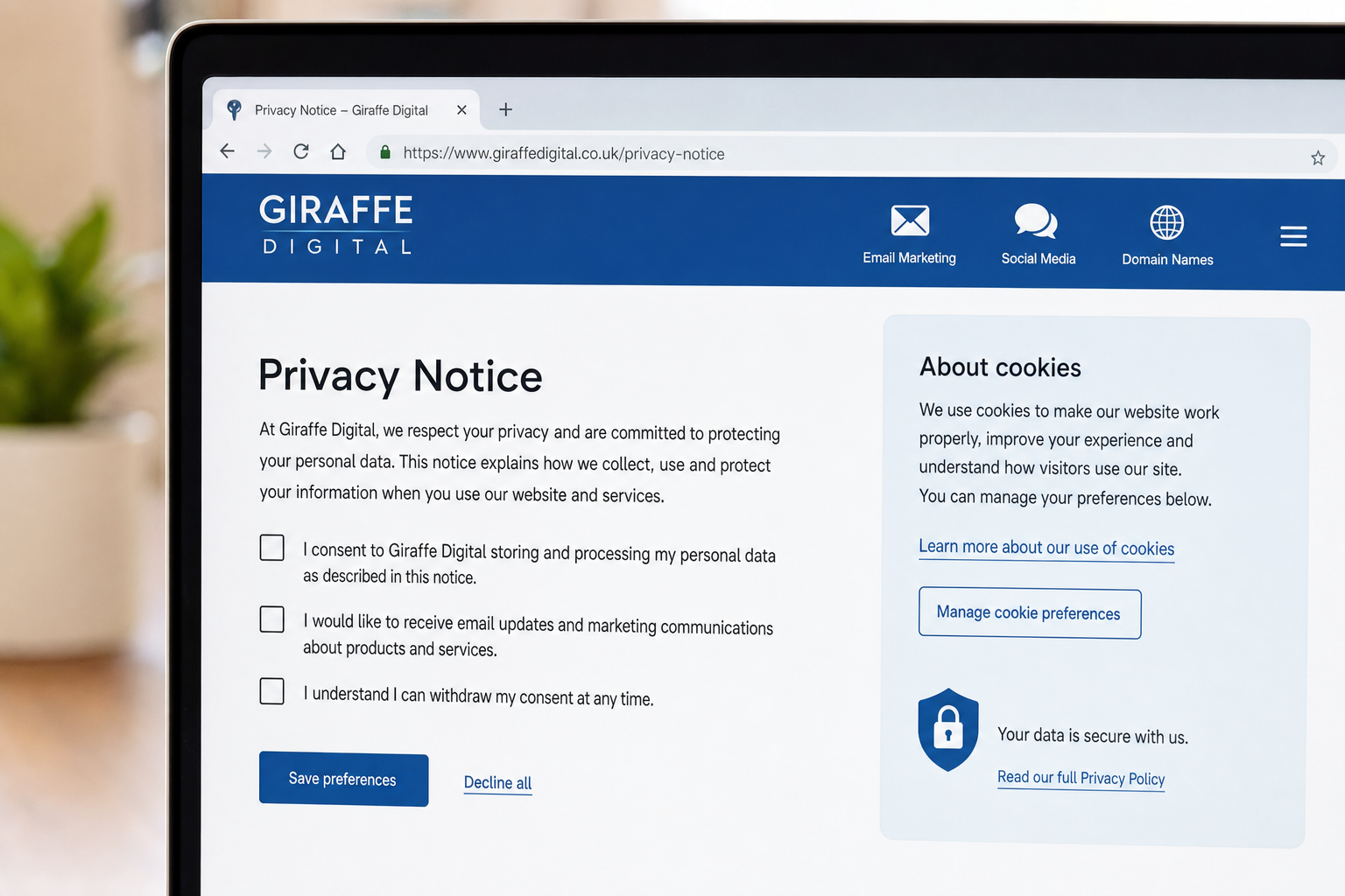 Why Consent and Privacy Notices Matter Online