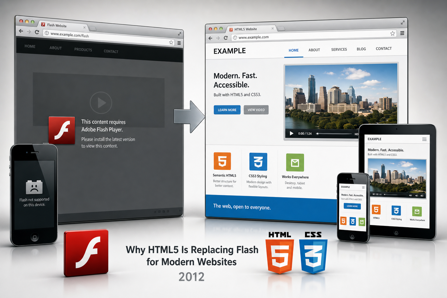 Why HTML5 Is Replacing Flash for Modern Websites