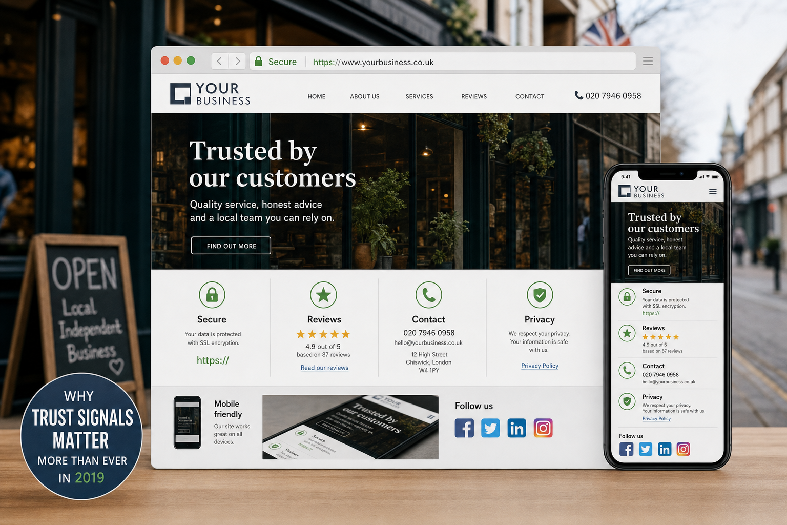 Why Website Trust Signals Matter More Than Ever